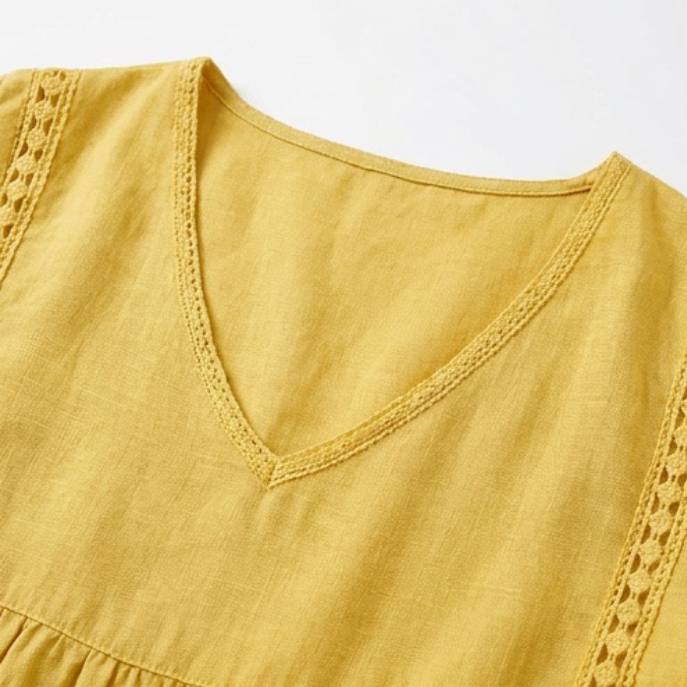 Virella | Lace-Trim Pocket Dress