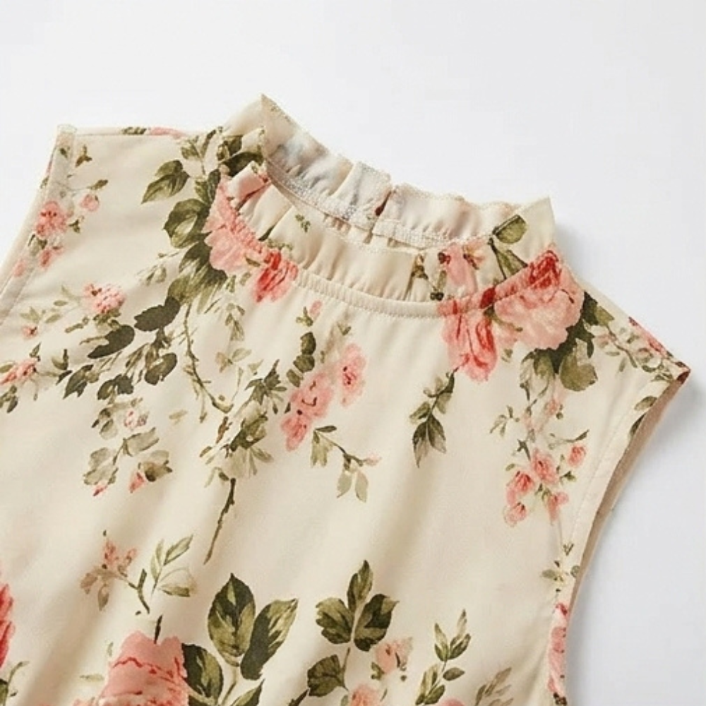 Florenza | Smocked Floral Midi Dress