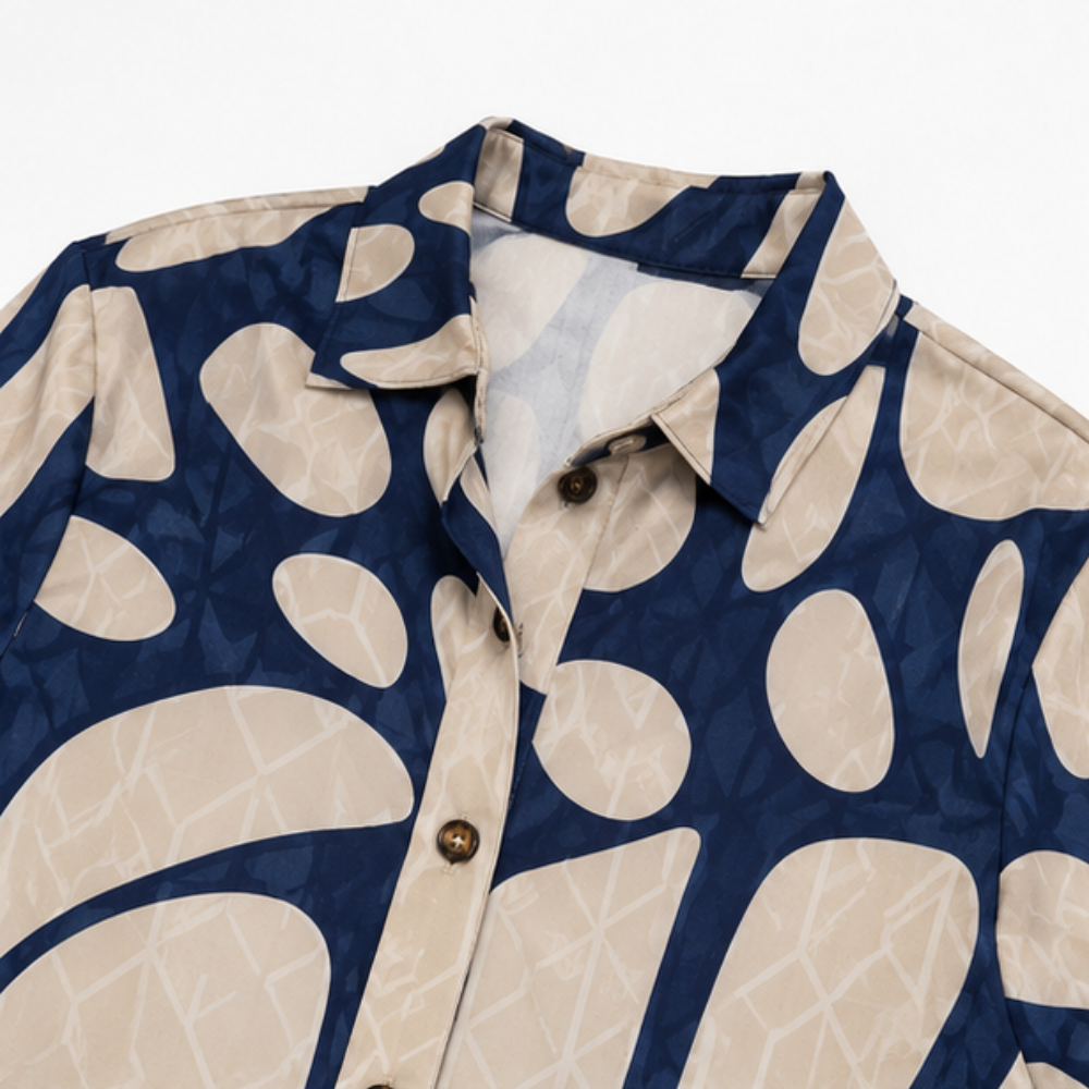 Marianne | Geometric Midi Dress