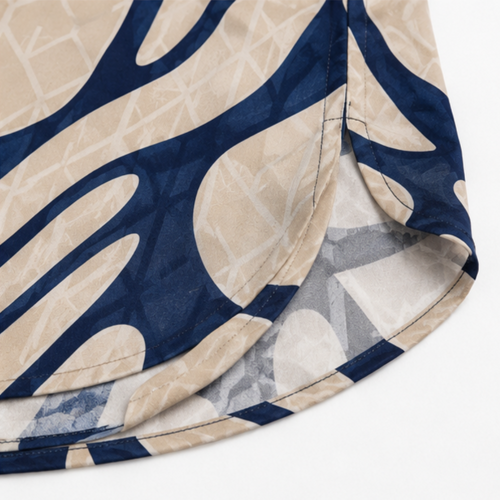 Marianne | Geometric Midi Dress