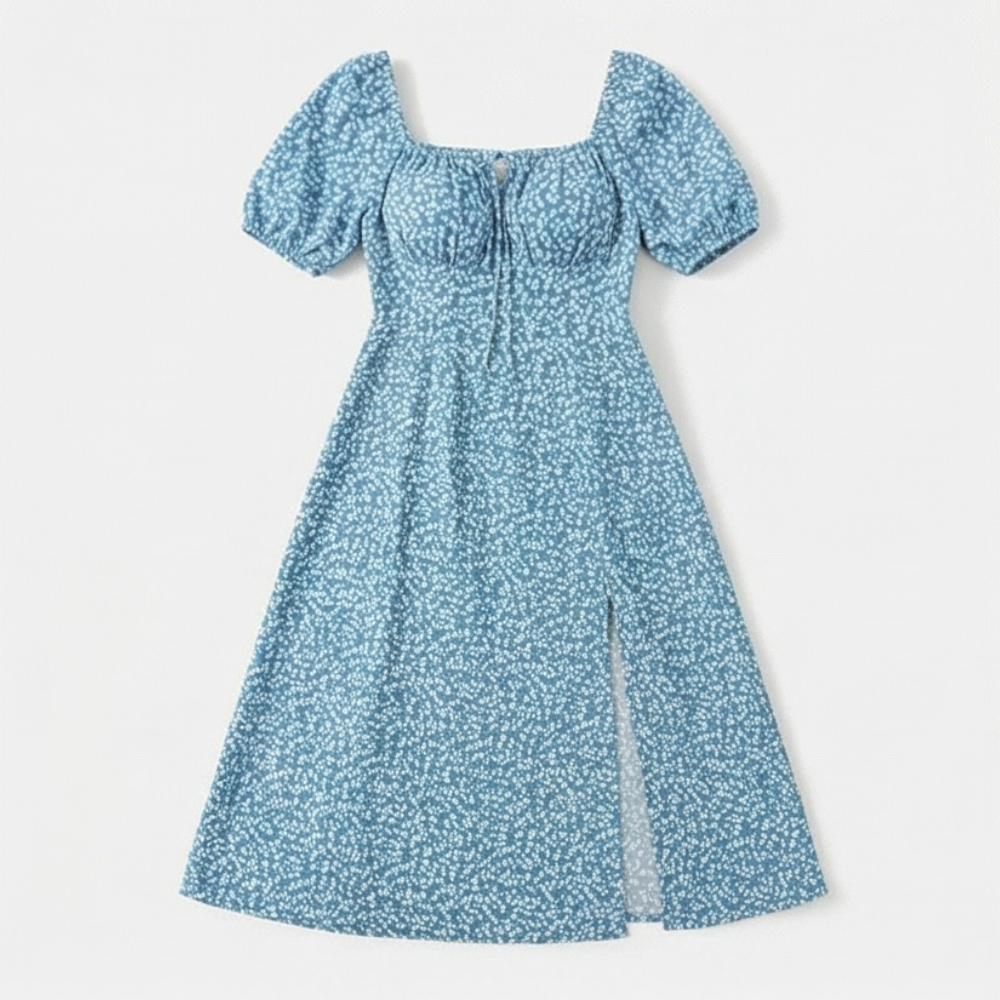 Floressa | Smocked Floral Midi Dress