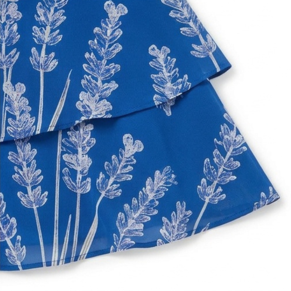 Lumielle | Tiered Floral Midi Dress