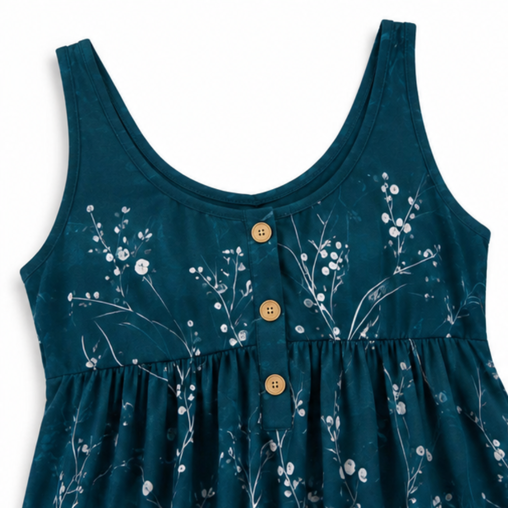 Bella | Flowy Empire Maxi Dress