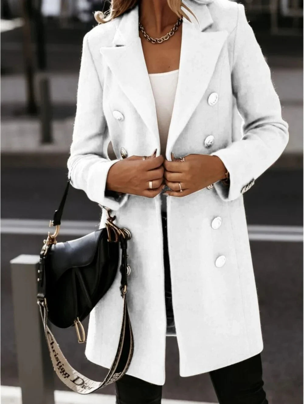 Eleanor | Wool Turn-Down Coat