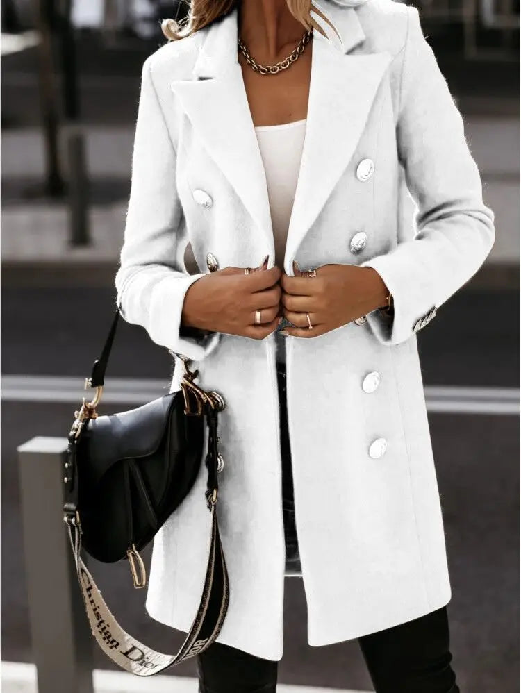 Eleanor | Wool Turn-Down Coat