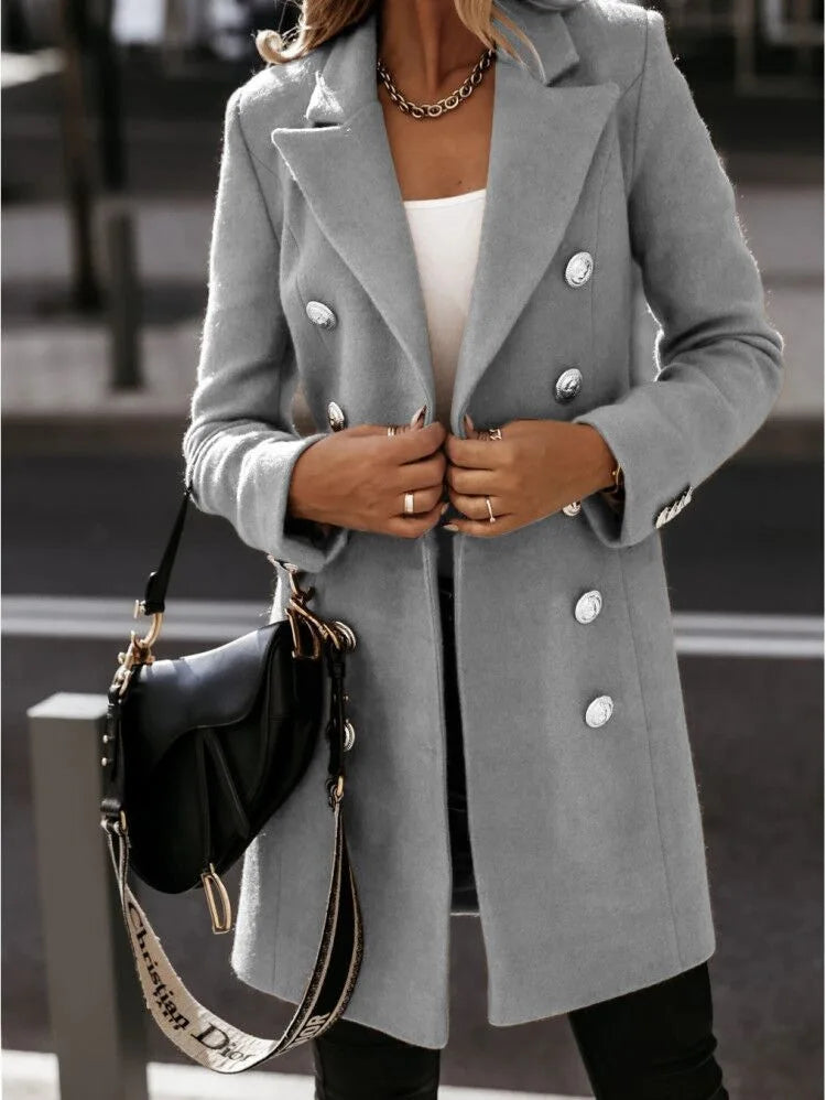 Eleanor | Wool Turn-Down Coat