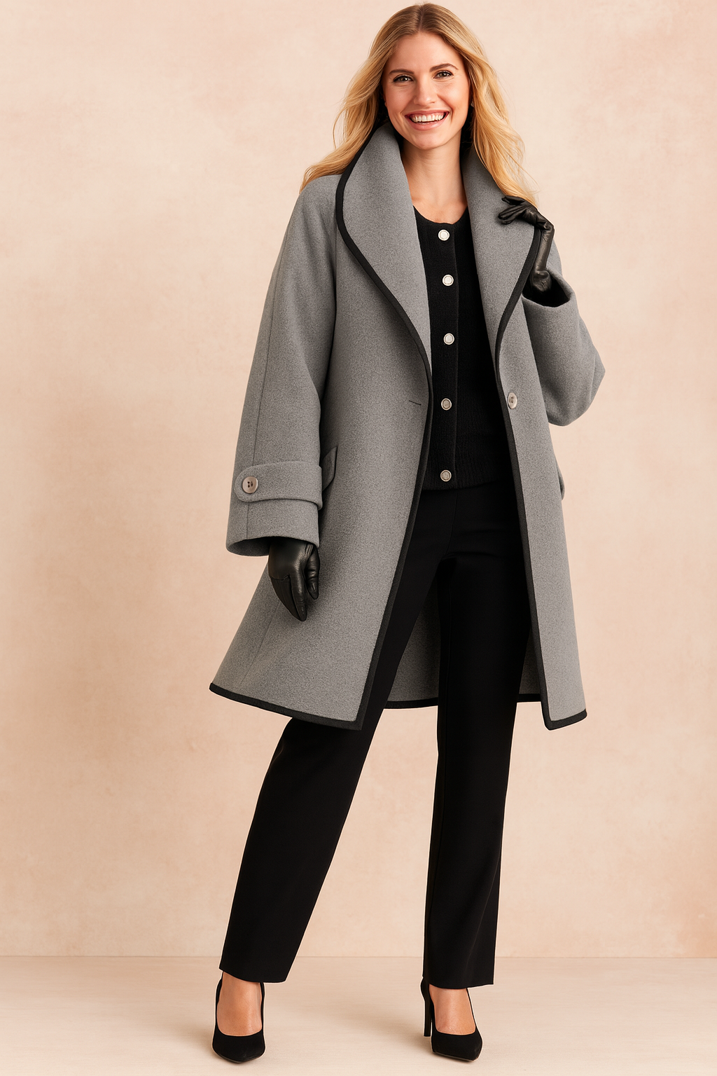 Margaret | Quilted Mid-Length Jacket
