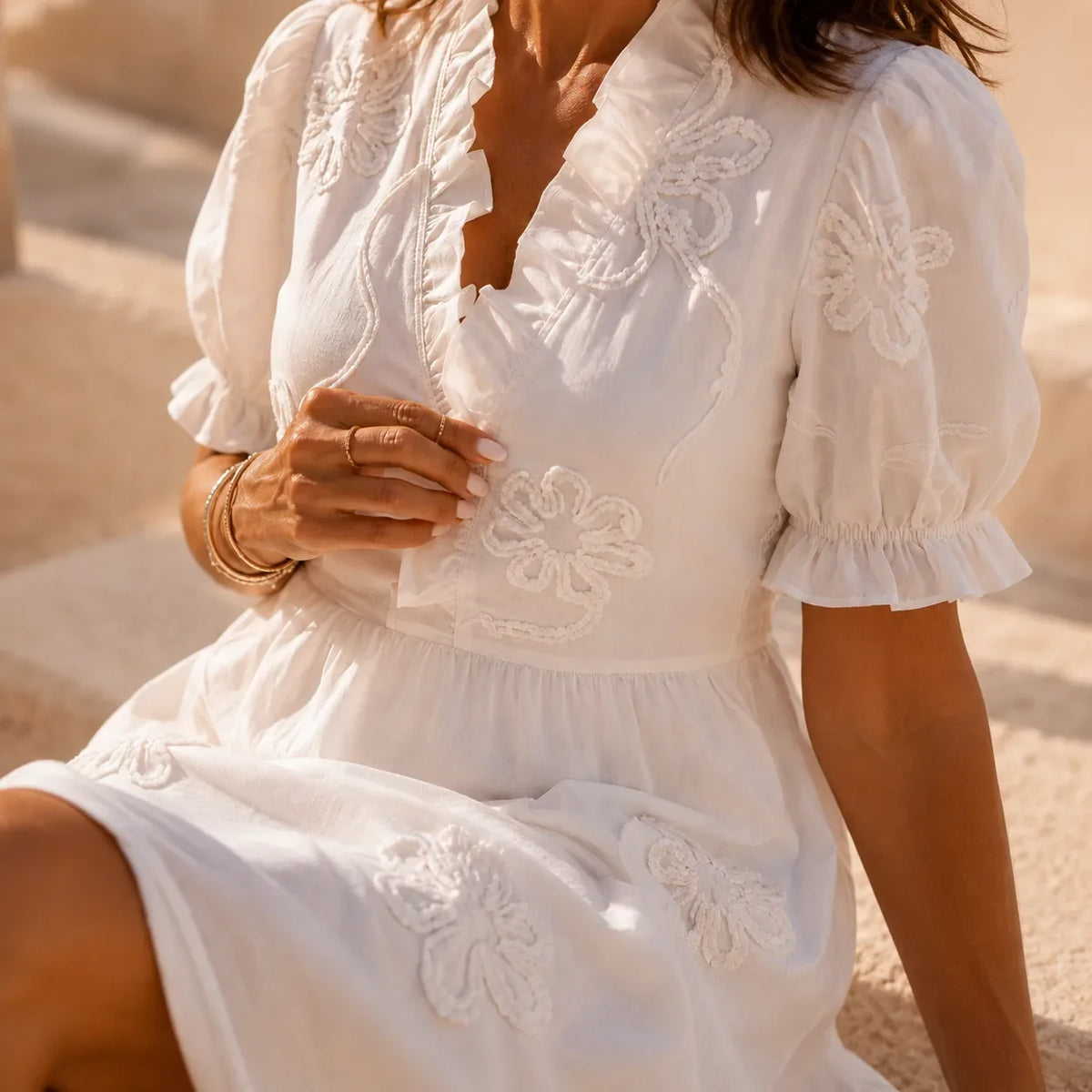 Soliera | Floral Puff Sleeve Dress