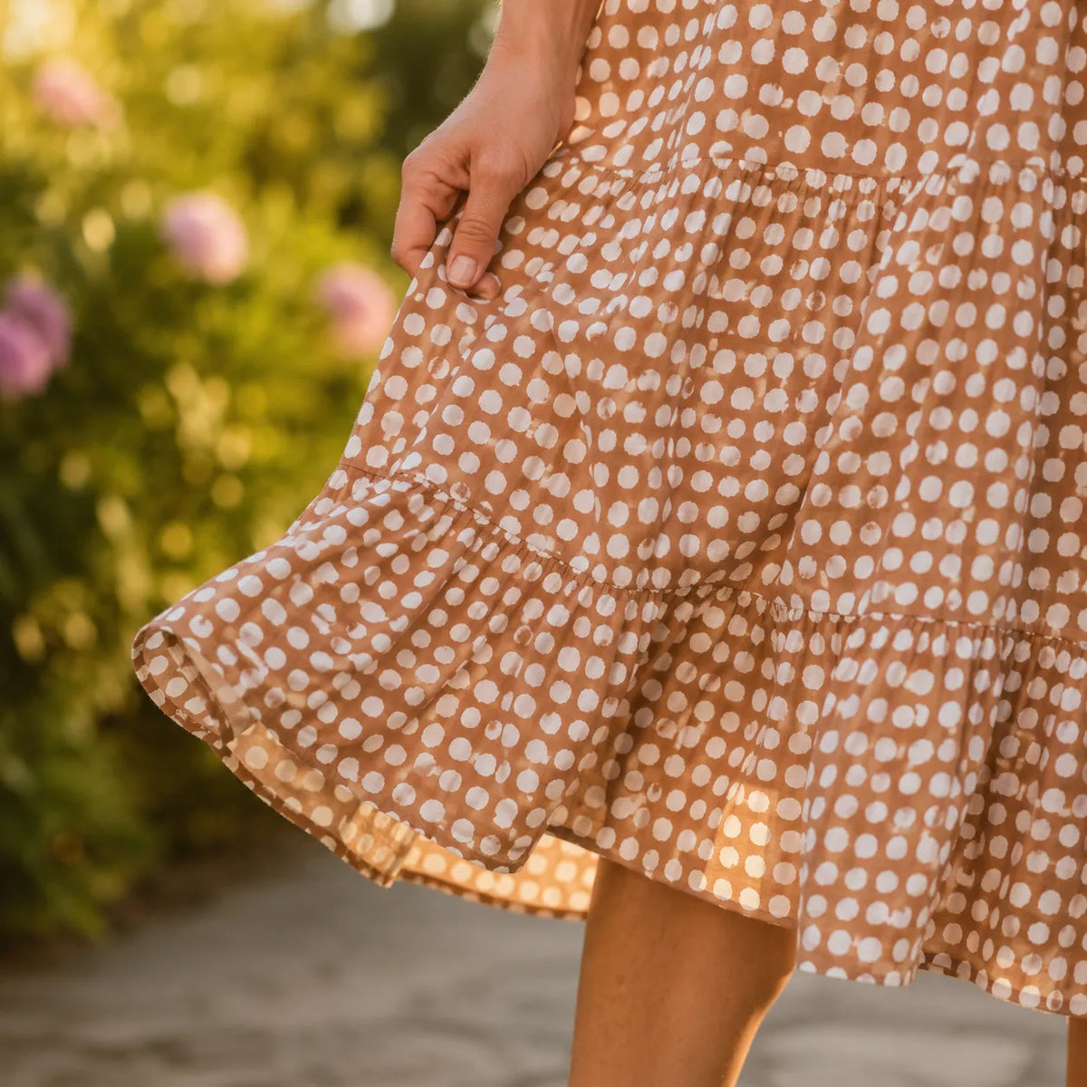 Marisol | Polka Dot Midi Dress