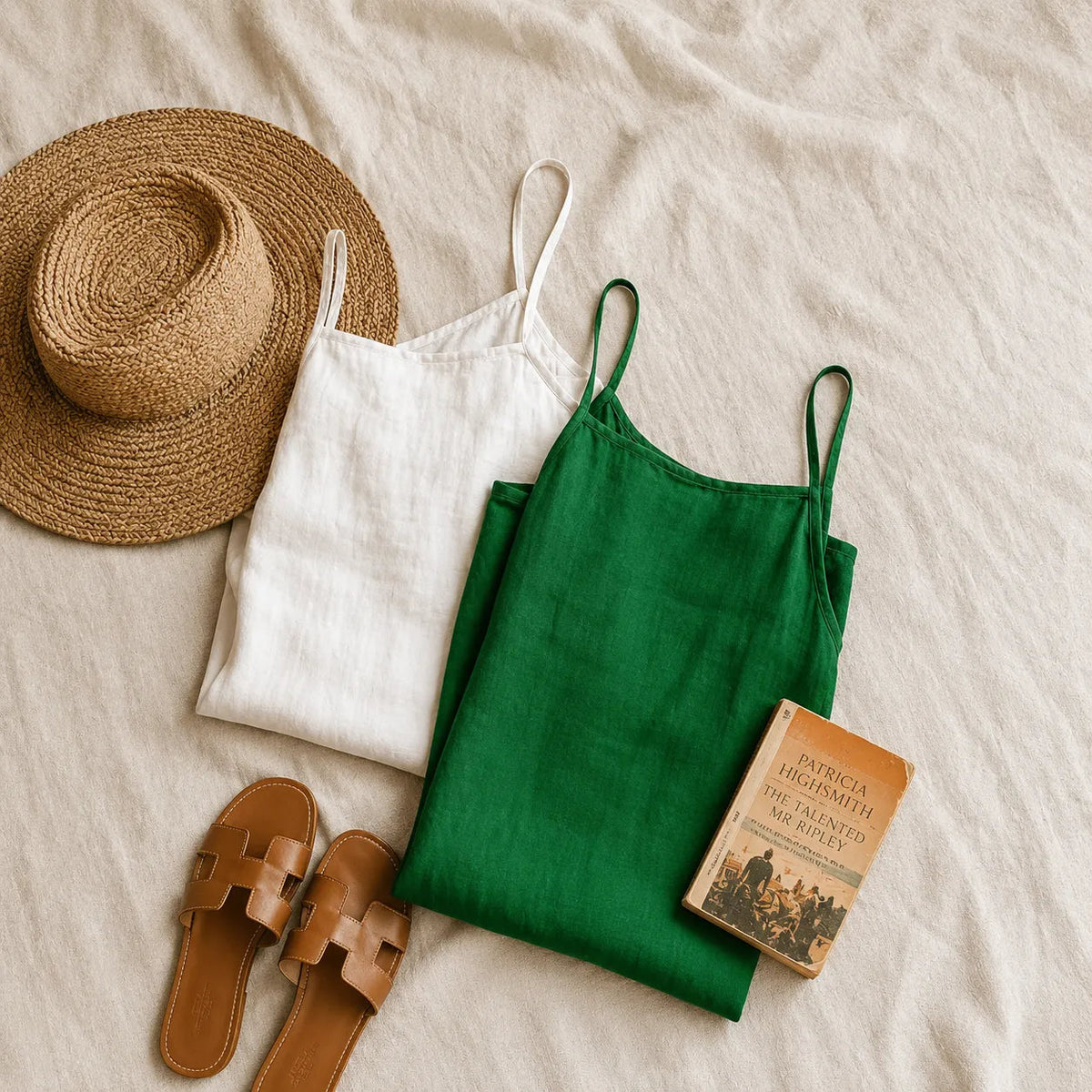 Marelle | Linen-Look Maxi Dress