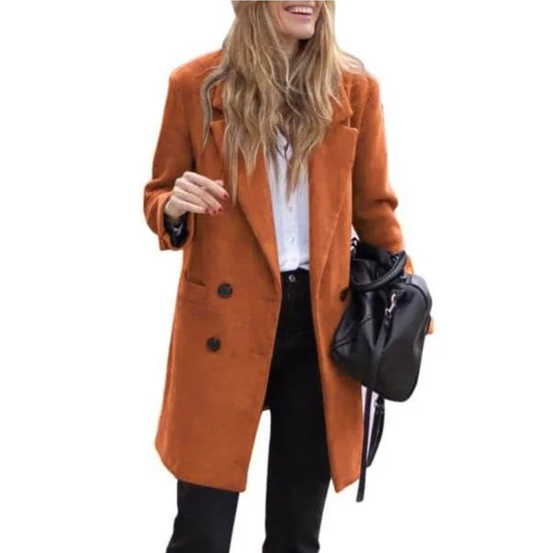 Margaret | Double-Breasted Wool Coat