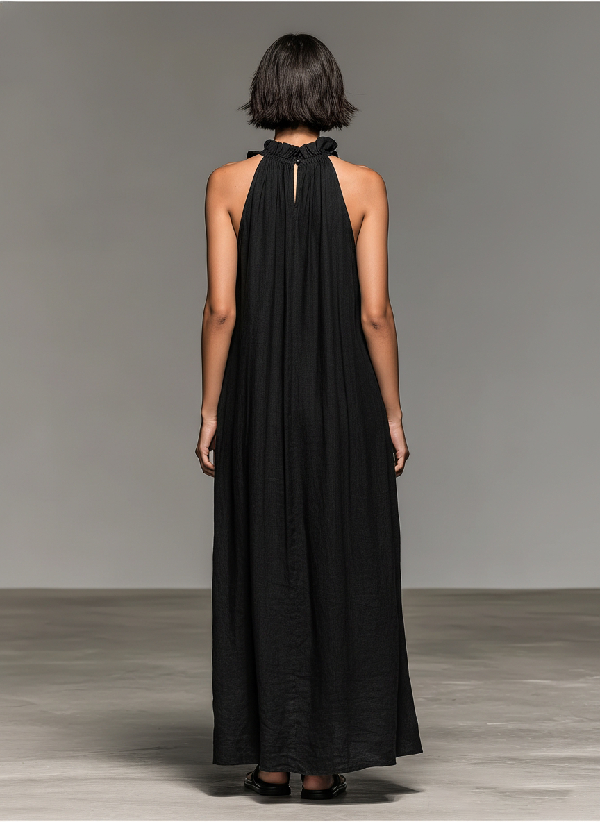 Gladys | Ruffled Maxi Dress