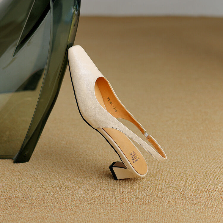 Ersa | Genuine Leather Slingback Sandals