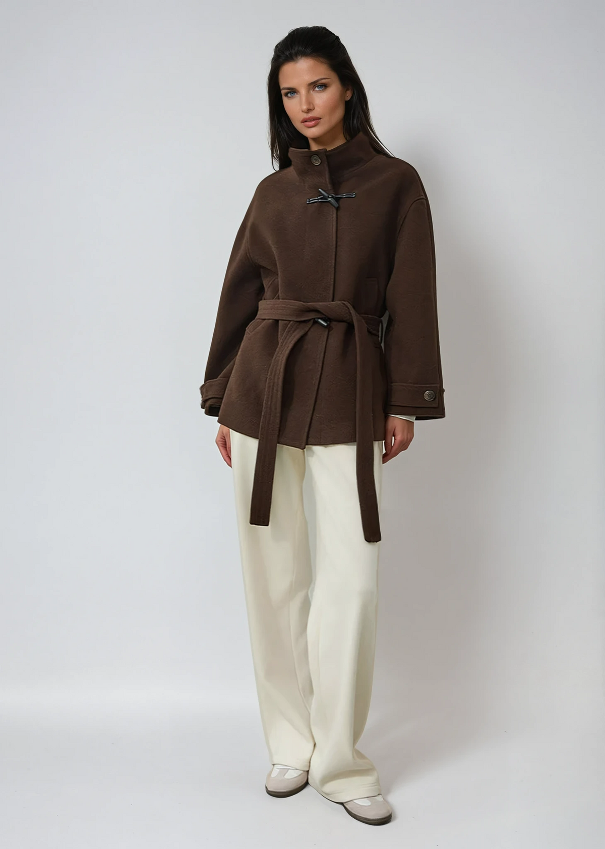 Margaret | Belted Toggle Coat