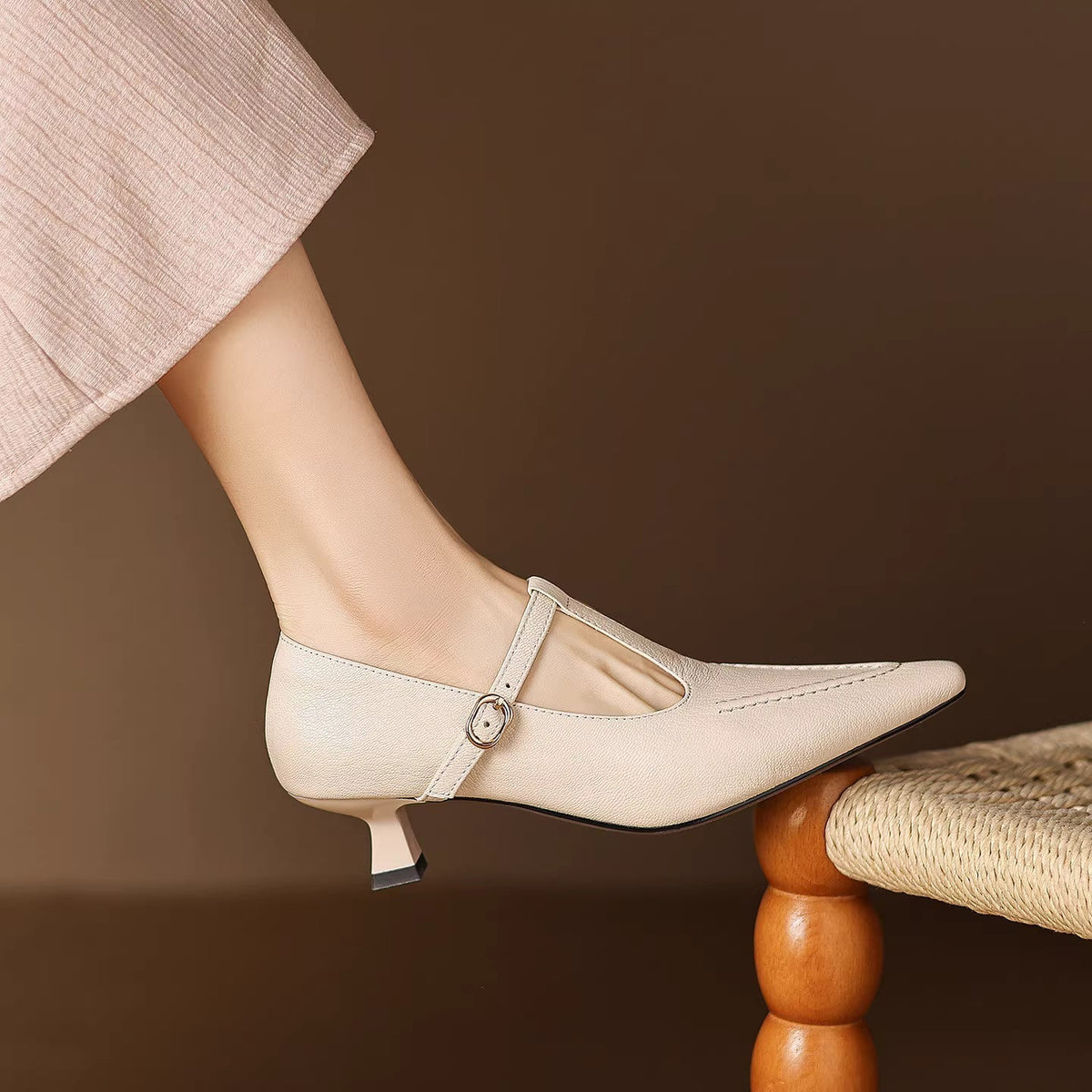 Tirea - Genuine Leather Heels