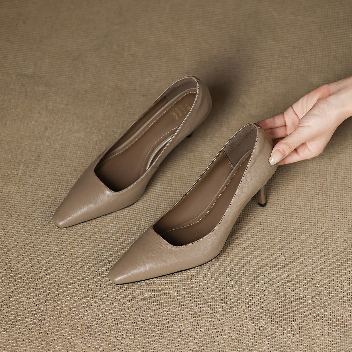 Zala - Genuine Leather Heels