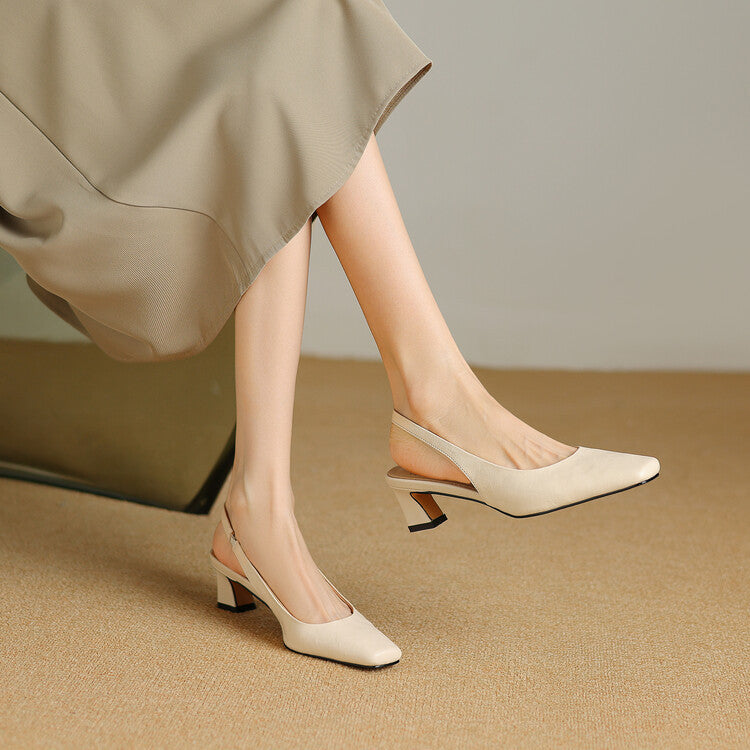 Ersa | Genuine Leather Slingback Sandals
