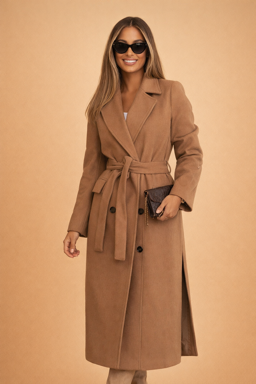Eleanor | Belted Longline Coat