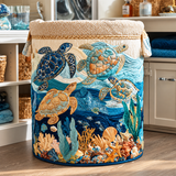 PEARL | SHELL SHINE LAUNDRY BASKET