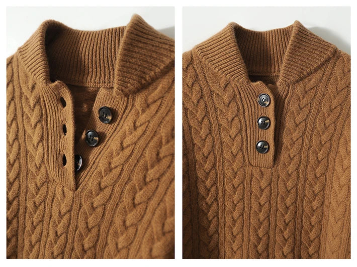Arden | Cable-Knit Button-Up Sweater