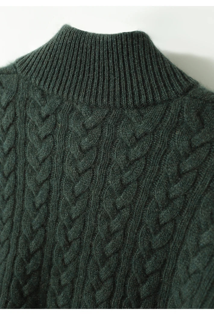 Arden | Cable-Knit Button-Up Sweater