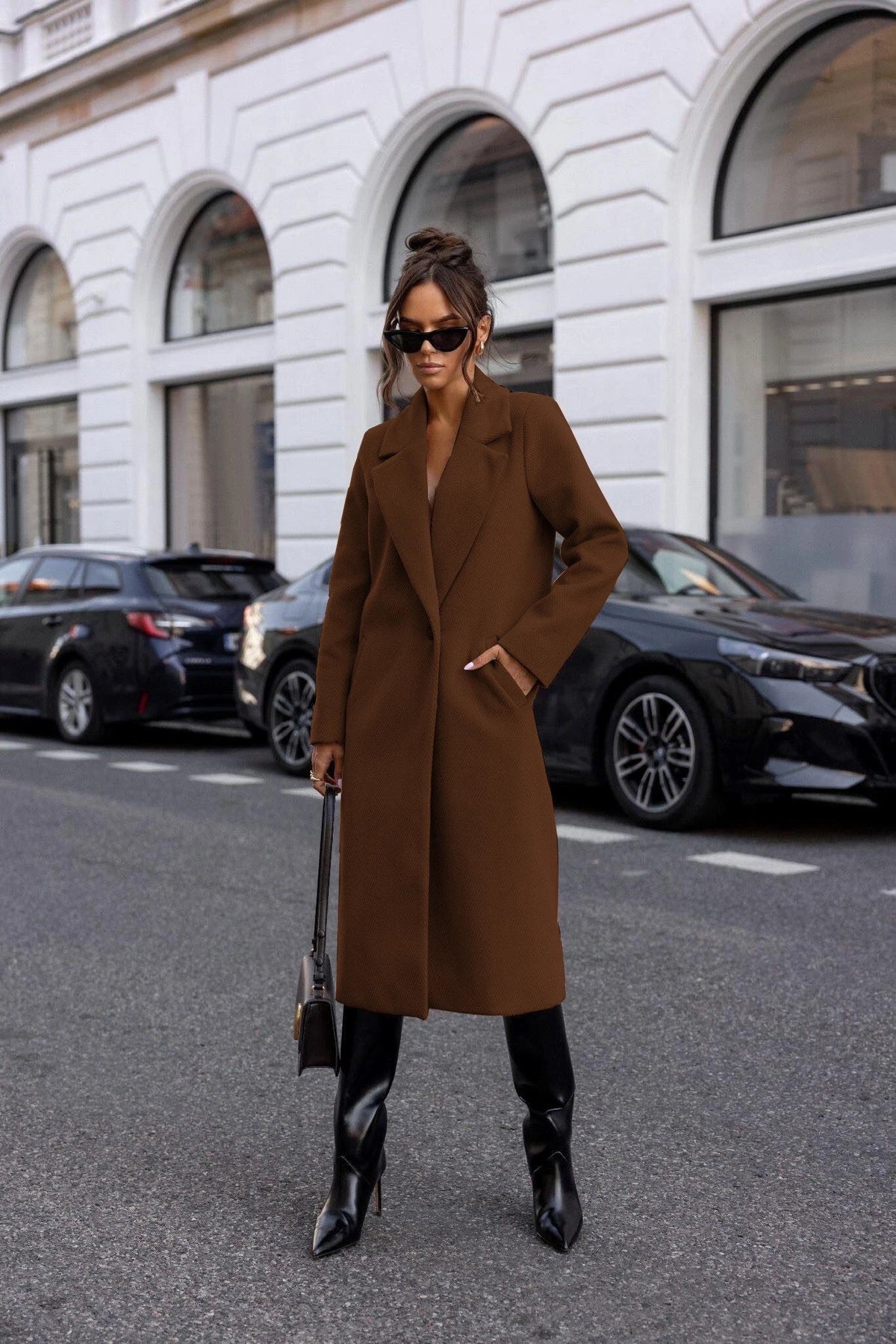 Margaret | Notched Lapel Trench Coat