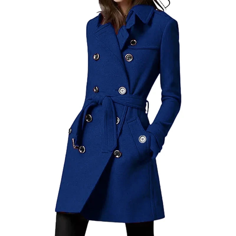 Eleanor | Double-Breasted Trench Coat