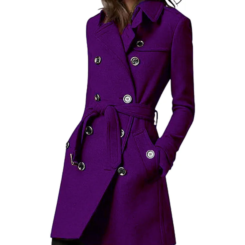 Eleanor | Double-Breasted Trench Coat