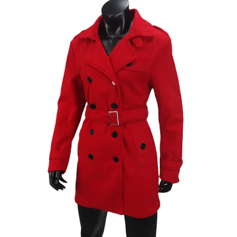 Eleanor | Double-Breasted Trench Coat