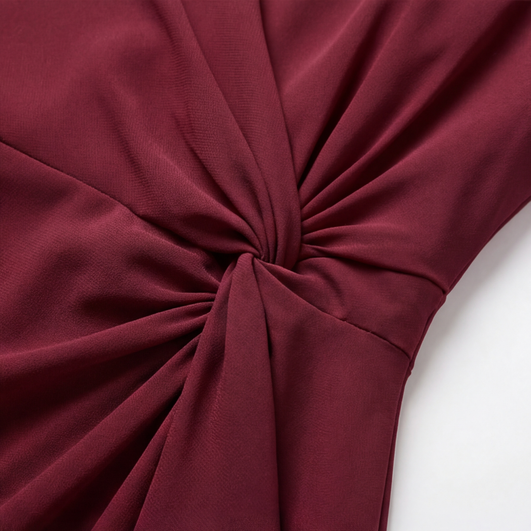 Velara | Twist-Waist Midi Dress