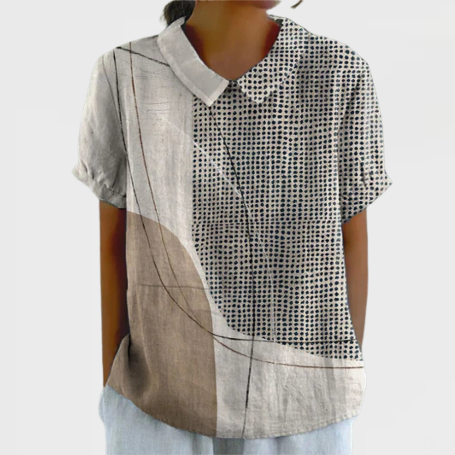 Lana | Abstract Dot Shirt