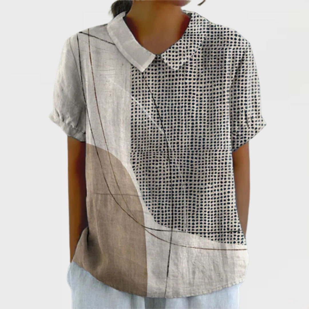 Lana | Abstract Dot Shirt