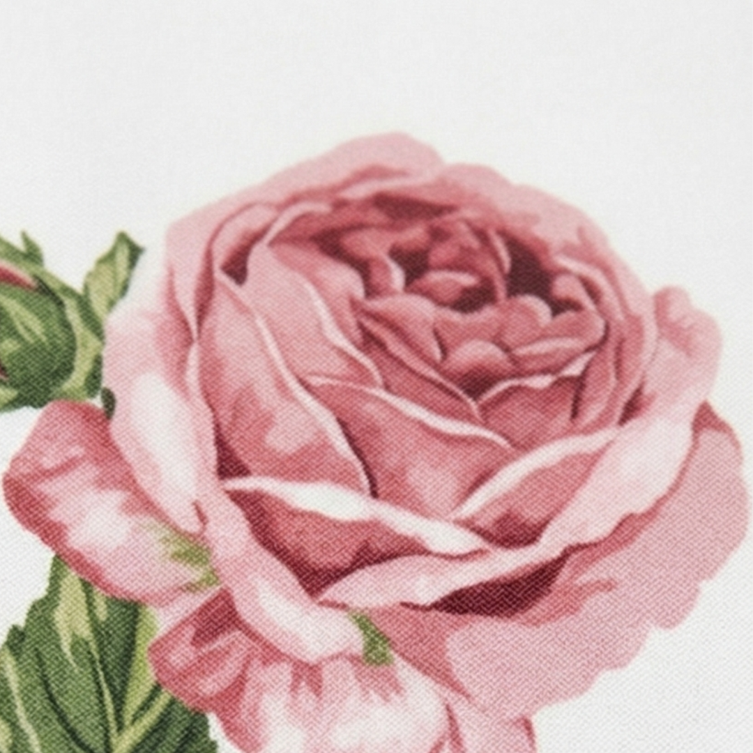 Rosella | Rose Print A-Line Midi Dress