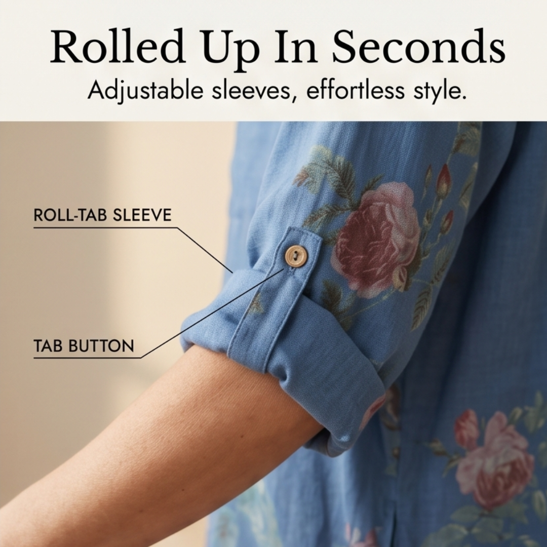 Rosalie | Floral Shirt Dress