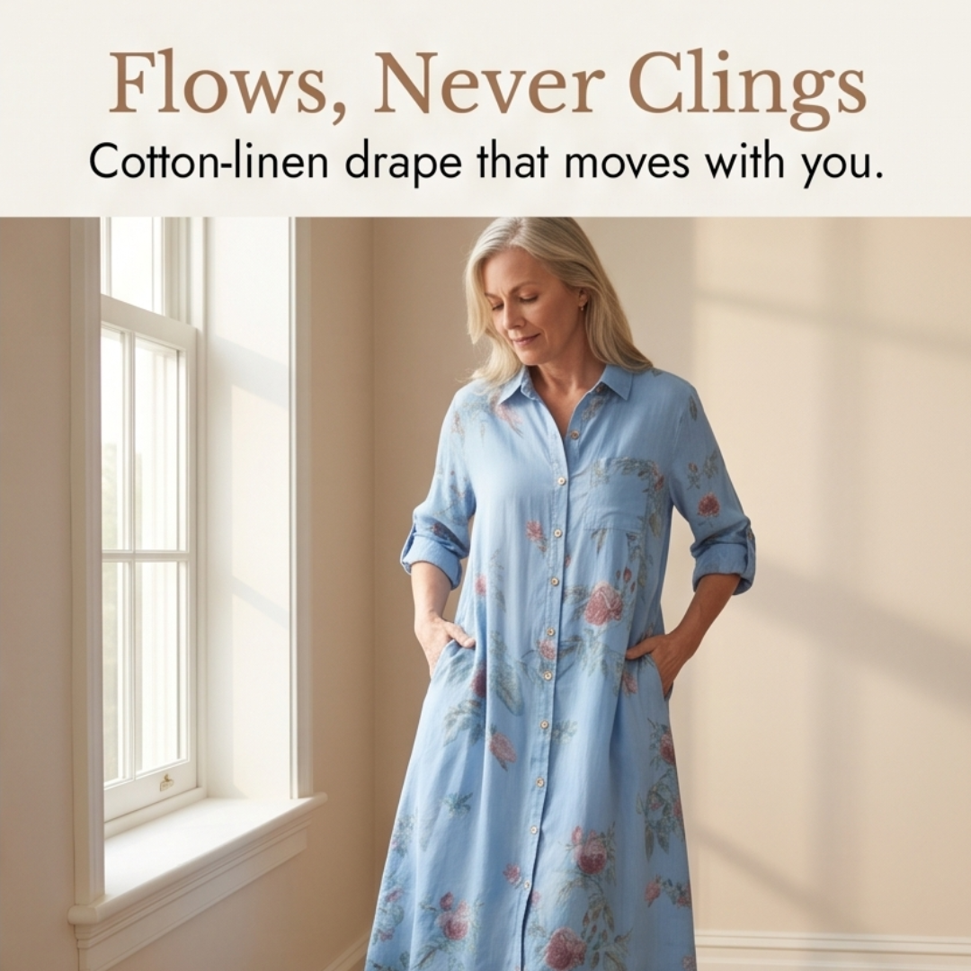 Rosalie | Floral Shirt Dress