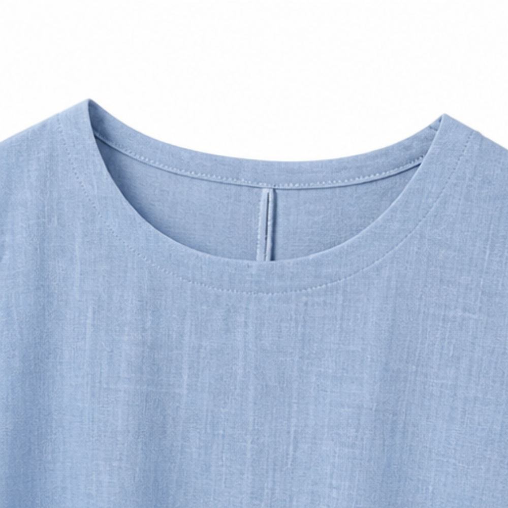 Adeline | Asymmetric Button Midi Dress