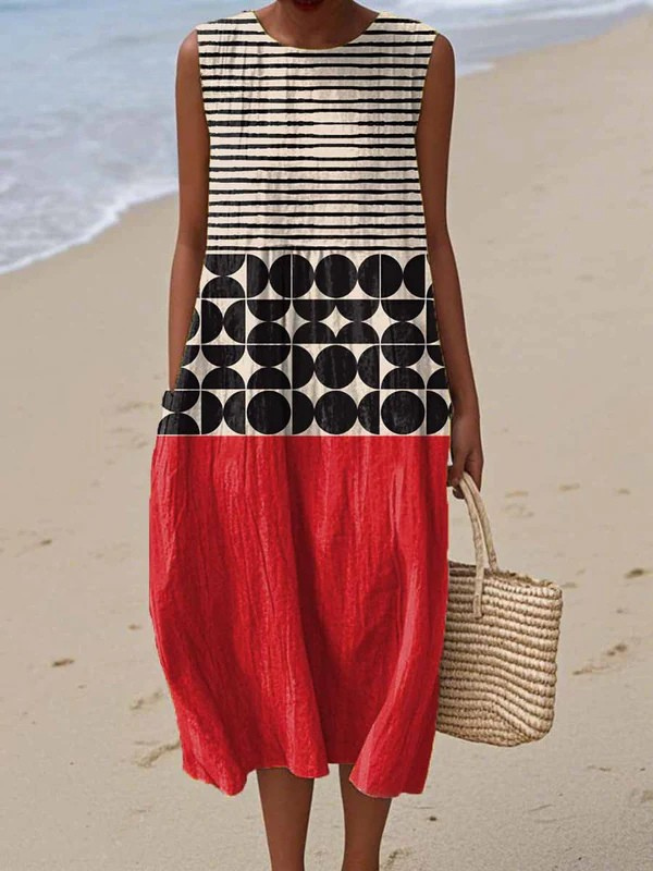 Indie | Colourblock Midi Dress