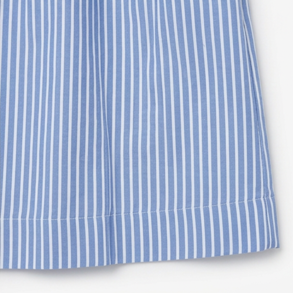 Elira | Striped Shirt Midi Dress