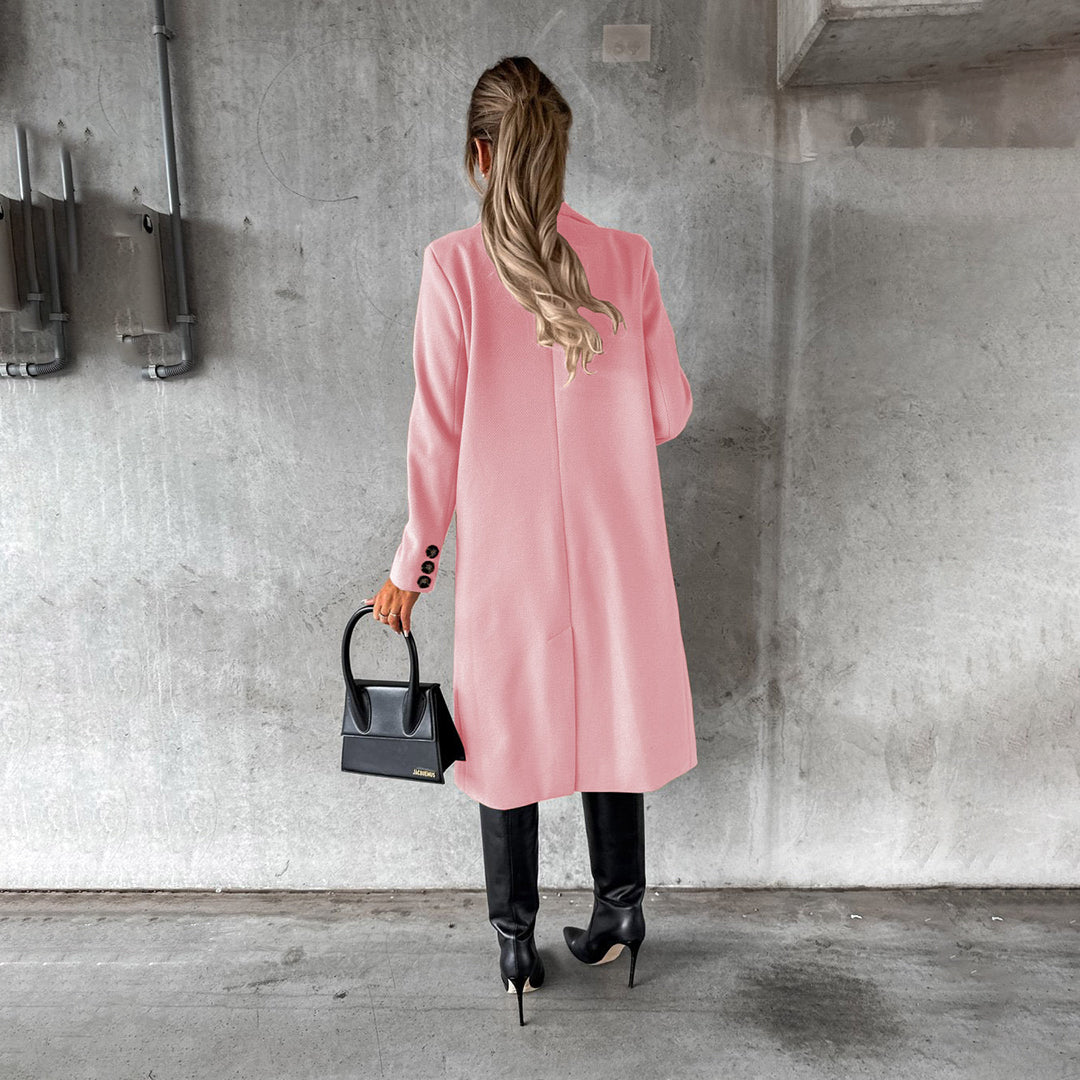 Wrenley | Double-Breasted Wool Coat