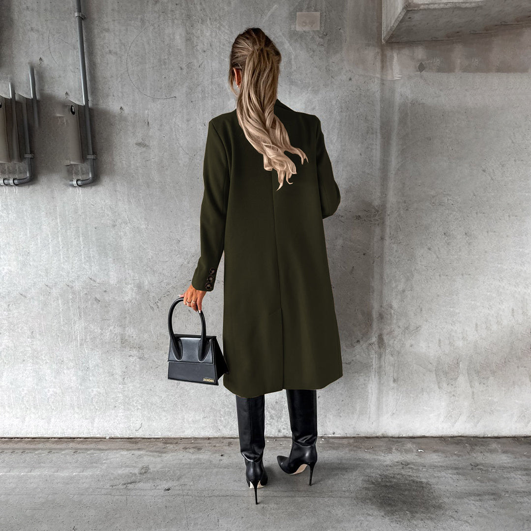 Wrenley | Double-Breasted Wool Coat