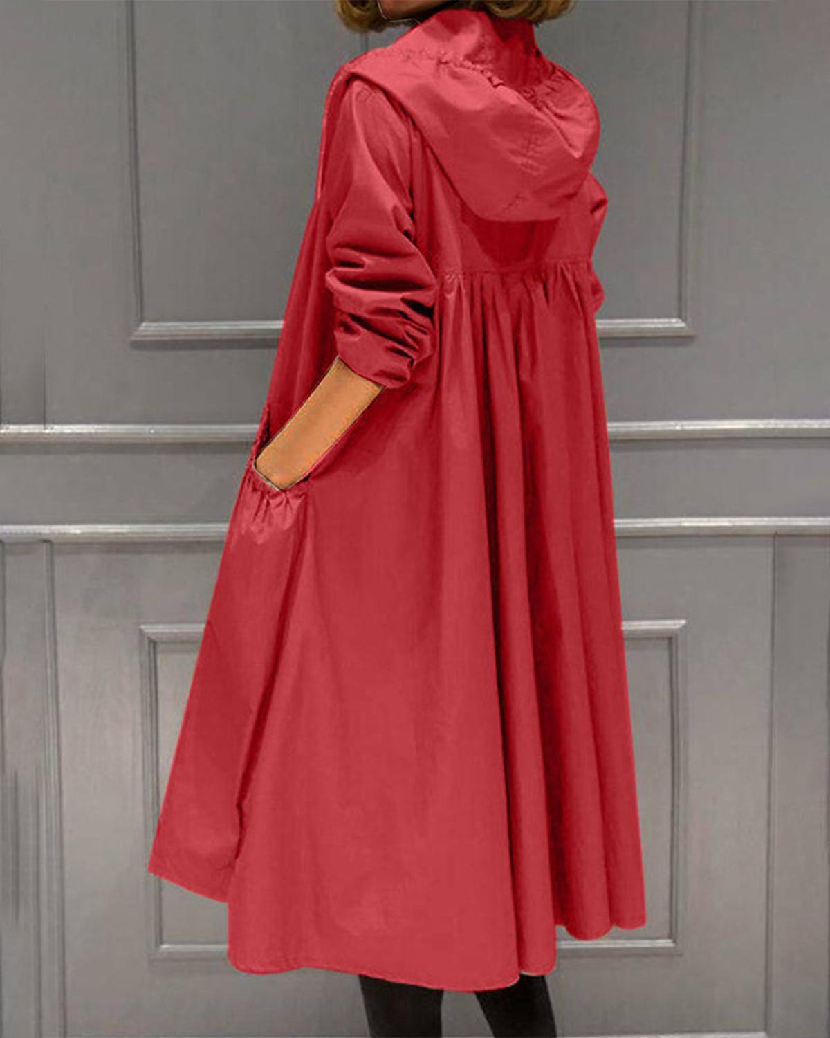 Margaret | Hooded Trench Coat