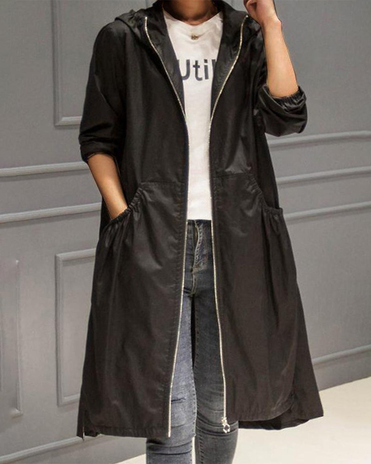 Margaret | Hooded Trench Coat