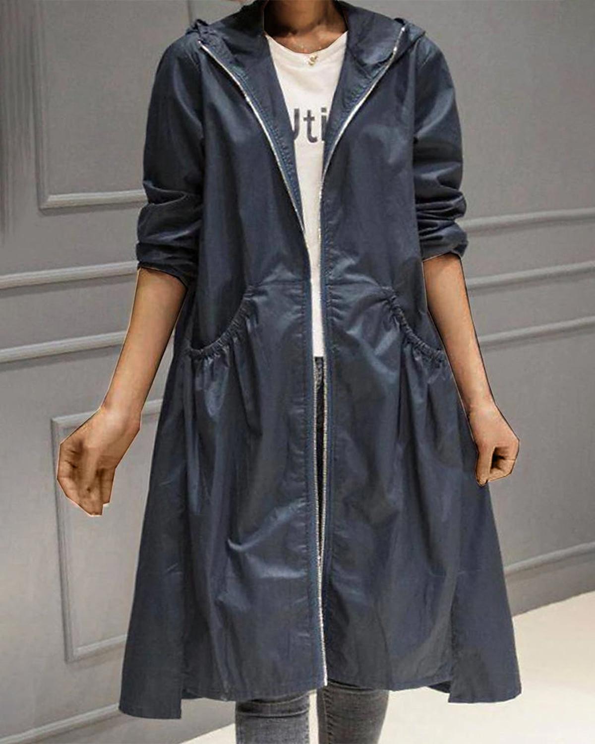 Margaret | Hooded Trench Coat