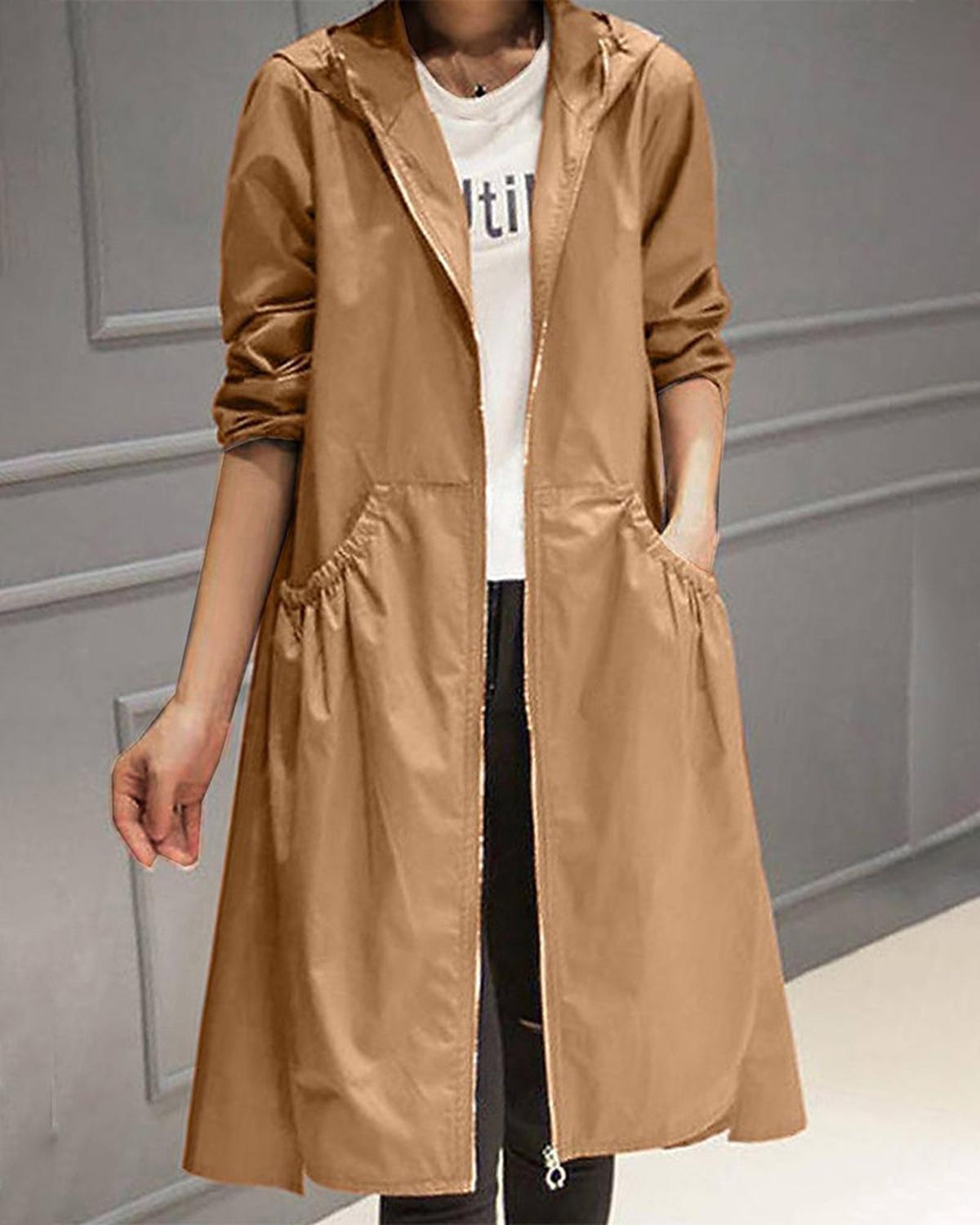 Margaret | Hooded Trench Coat
