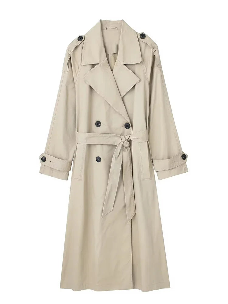 Willshela | Double-Breasted Trench Coat