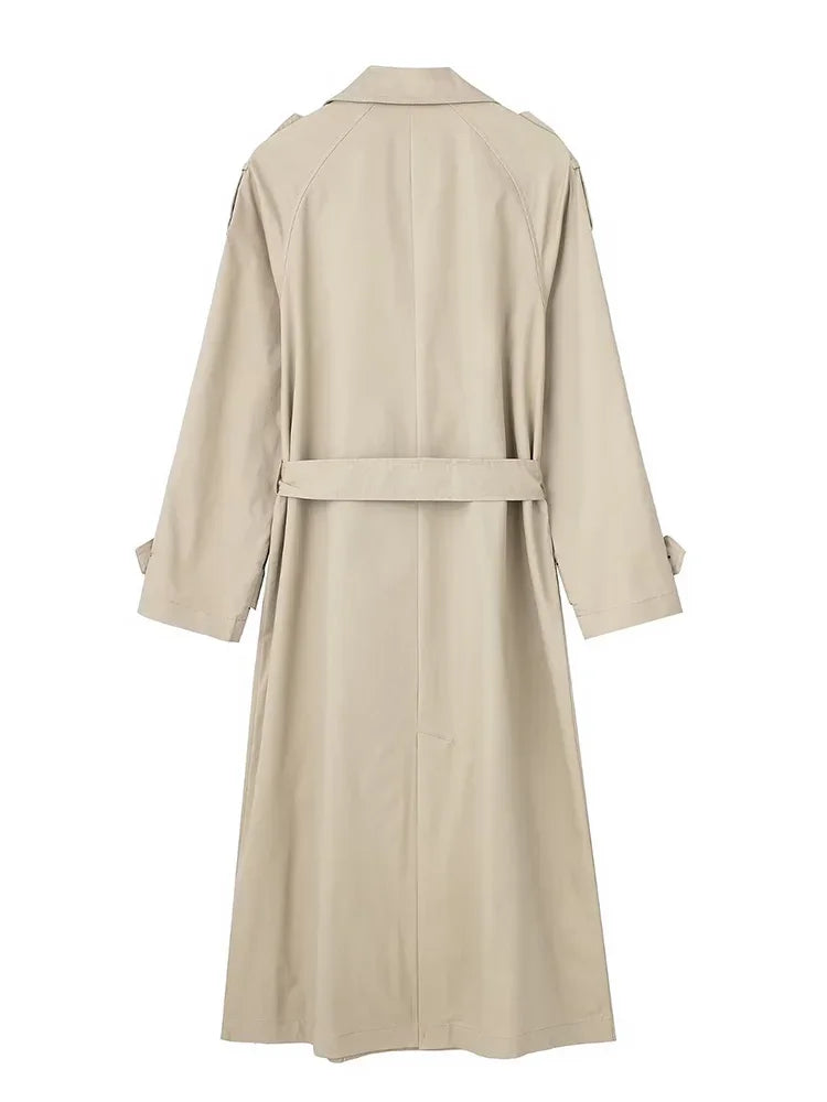 Willshela | Double-Breasted Trench Coat