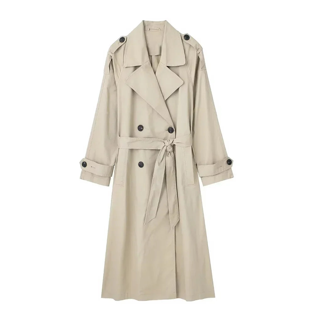 Willshela | Double-Breasted Trench Coat