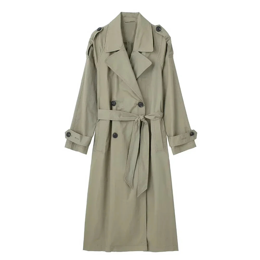 Willshela | Double-Breasted Trench Coat