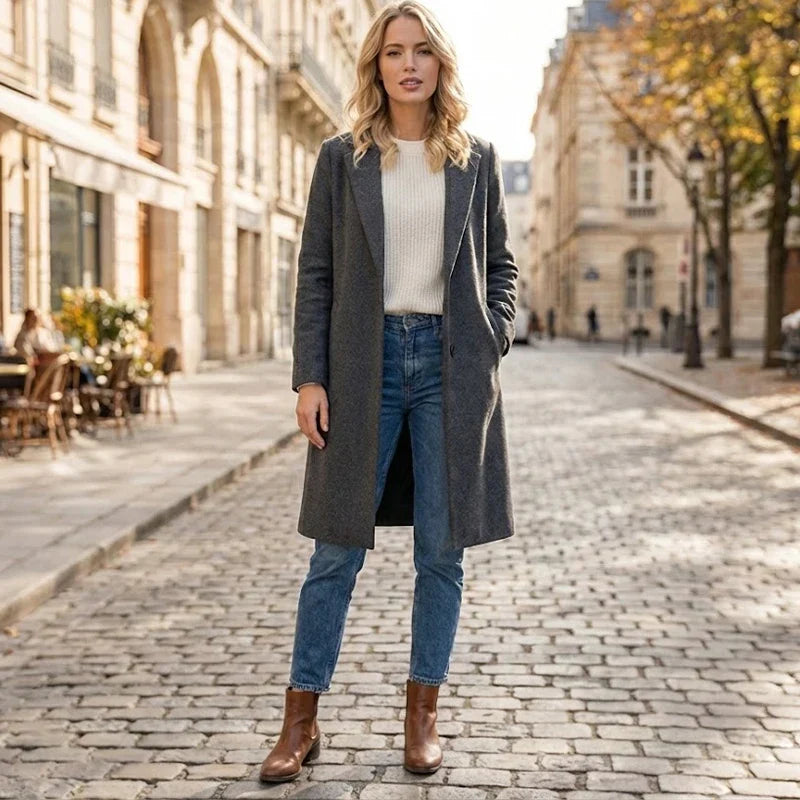 Margaret | Open Stitch Trench Coat