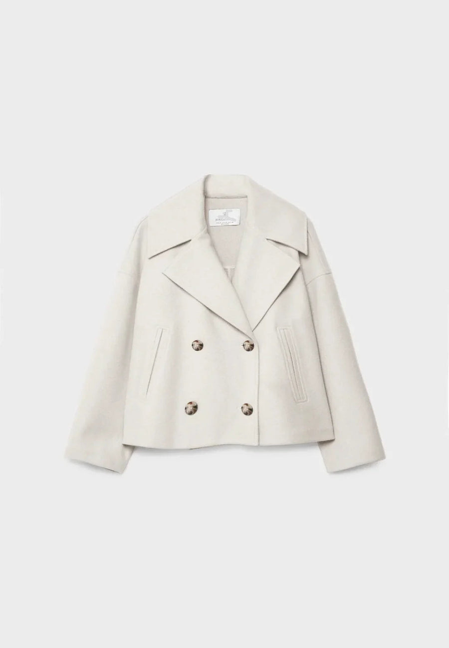 Vivian | Cropped Double-Breasted Coat